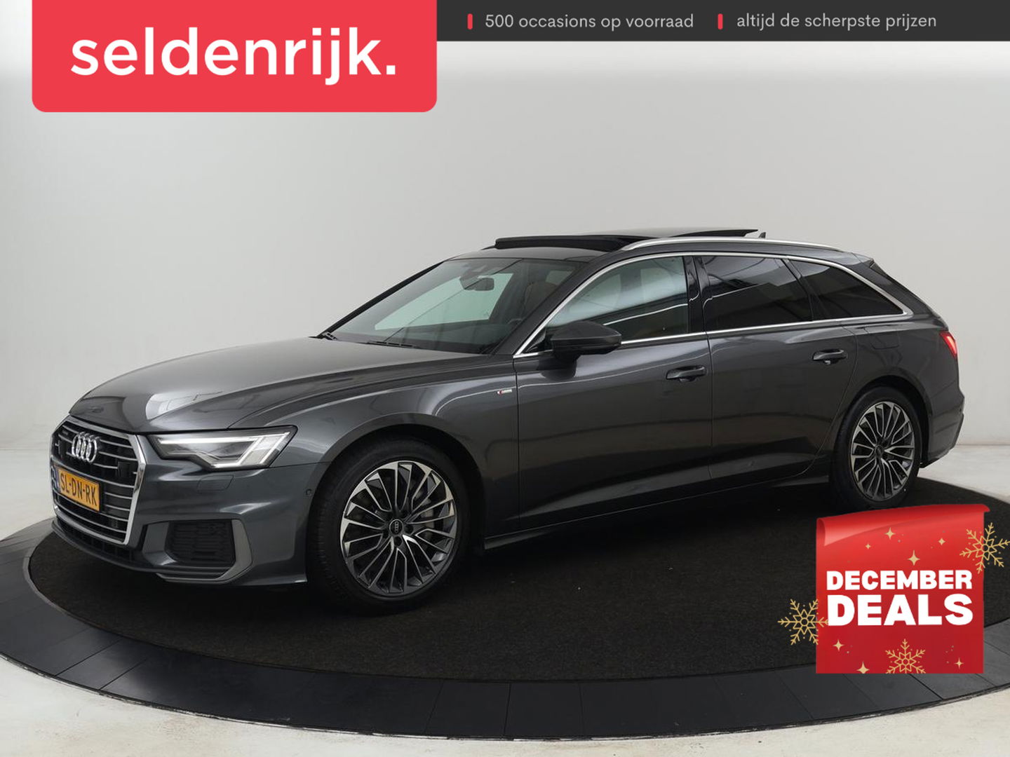 Audi A6 50 TFSIe quattro S edition | Panoramadak | Adaptive cruise | Nappaleder | Stoel & stuurverwarming | Camera | Trekhaak | Keyless | Adaptief onderstel | Carplay | Navigatie | Matrix LED | Getint glas | PHEV | Plug In