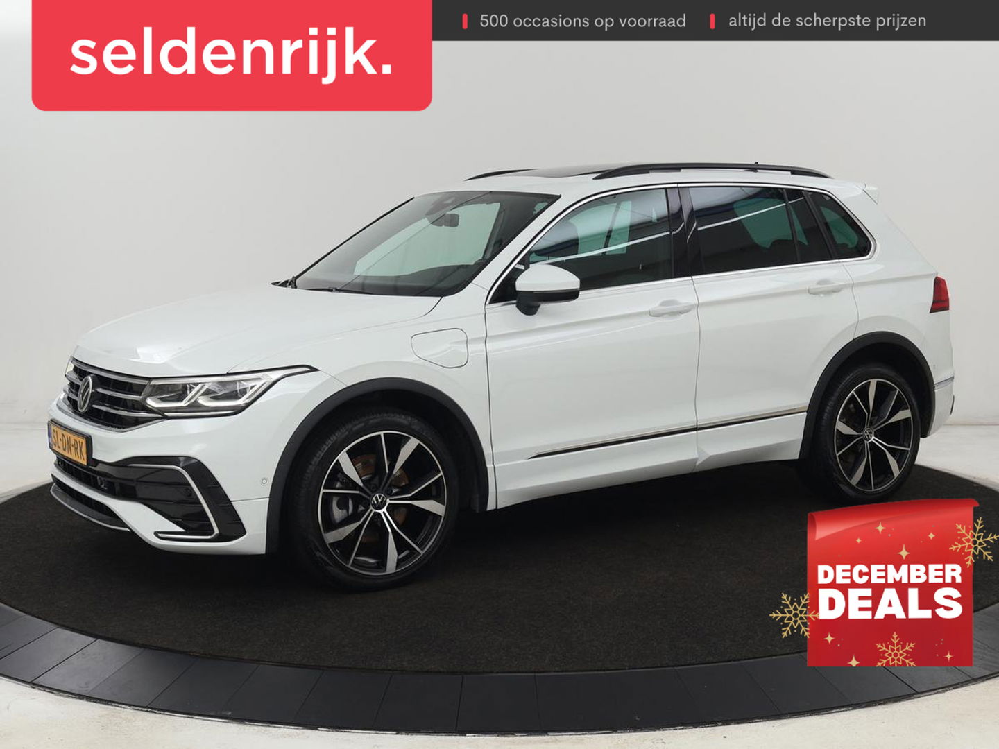 Volkswagen Tiguan 1.4 eHybrid R Line | Panoramadak | Trekhaak | Stoelverwarming | Camera | 20'' | Park Assist | Carplay | Matrix LED | Stuurverwarming | Adaptive cruise | Navigatie | PHEV | Plug In