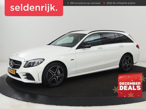 Mercedes-Benz C-Klasse 300e AMG Night | Stoelverwarming | Carplay | Leder/Alcantara | Camera | Navigatie | Park Assist | Full LED | PHEV | Plug In