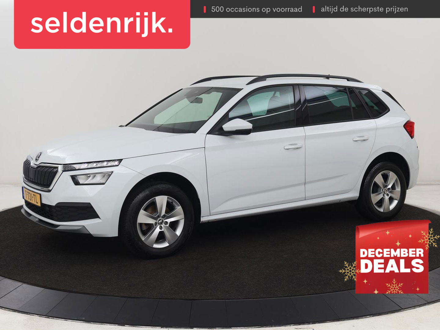 Škoda Kamiq 1.0 TSI Sport | Carplay | Climate control | Parkeerhulp | Cruise control | Full LED | DAB | Sportstoelen | Bluetooth | Sportstuur