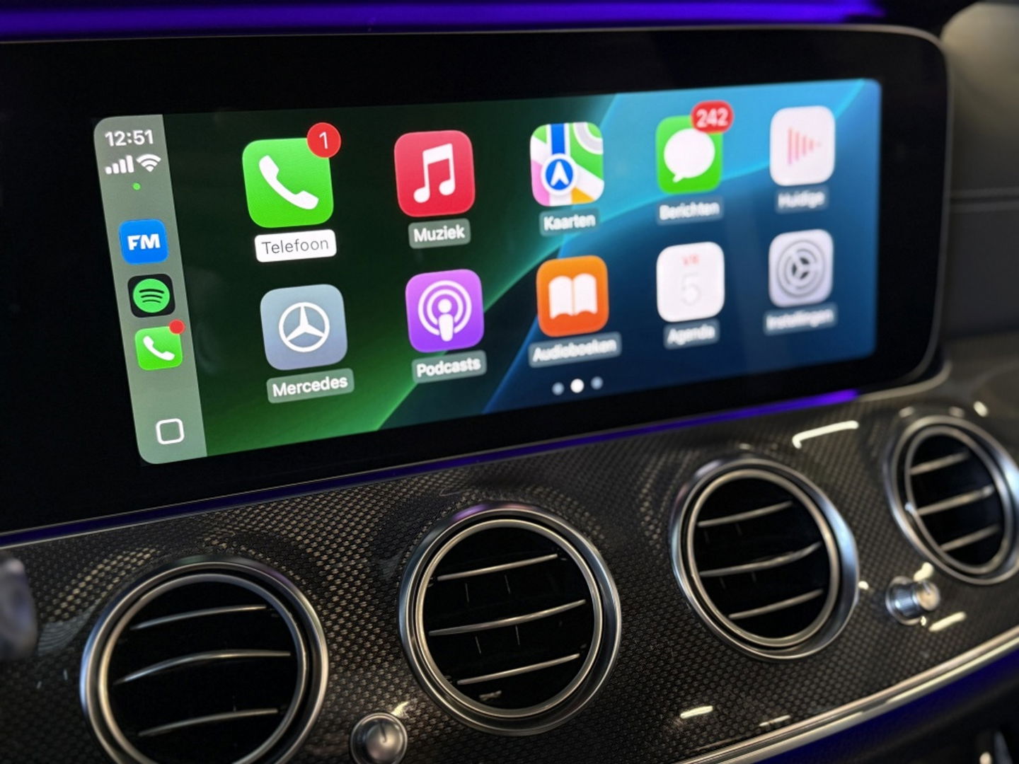 Mercedes-Benz E-Klasse Estate E63s AMG V8 613PK 4-Matic / Carbon / Pano / 360 / Head-Up