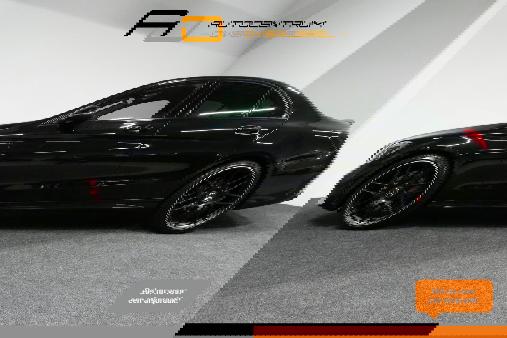 Mercedes-Benz C-Klasse 180 AMG Line / Orig. Nederlands / C63s AMG Diffuser / Panamericana Grille / Carbon interieurdelen / Burmester Surround Sound / Elektr. verstelbare voorstoelen + memory / Ambienteverlichting / Stoelverwarming / Apple Carplay - Android Auto / 20'' LMV / Ach