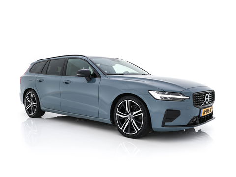 Volvo V60 2.0 B3 R-Design (INCL-BTW) *LEATHER-FABRIC | DIGI-COCKPIT | FULL-LED | MEMORY-PACK | HEATED-SPORTSEATS | LANE-ASSIST | NAVI-FULLMAP | CAMERA | DAB+ | PRIVACY-GLASS | ECC | PDC | TOWBAR | 19''ALU*