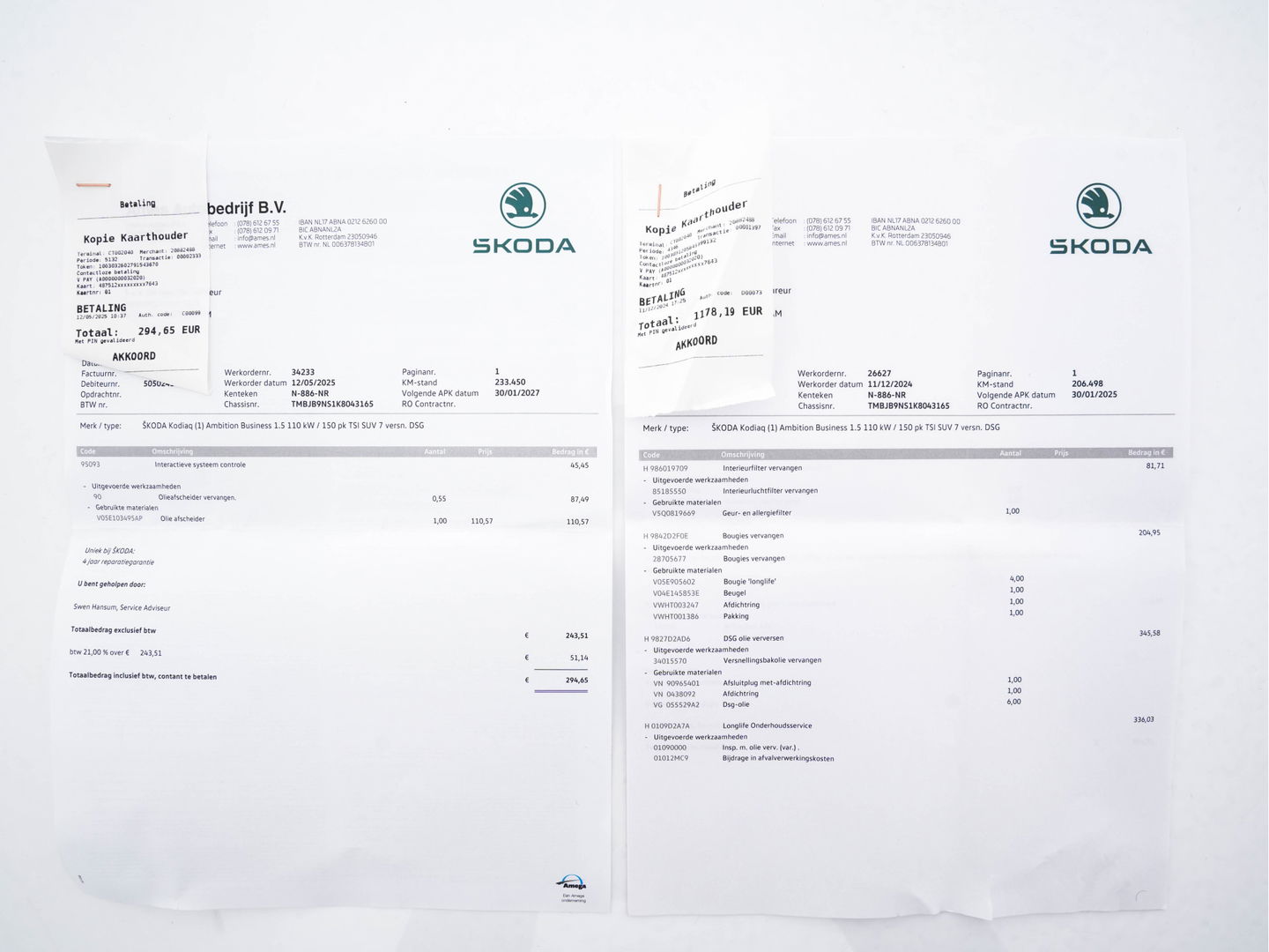 Škoda Kodiaq 1.5TSI Sportline ( 7-Pers.) Aut* LEATHER-MICROFIBRE | MEMORY-PACK | FULL-LED | ADAPTIVE-CRUISE | CAMERA | DAB+ | AMBIENT-LIGHT | KEYLESS | CARPLAY | HEATED-SPORTSEATS | DAB | SHIFT-PADDLES | 20 "ALU*