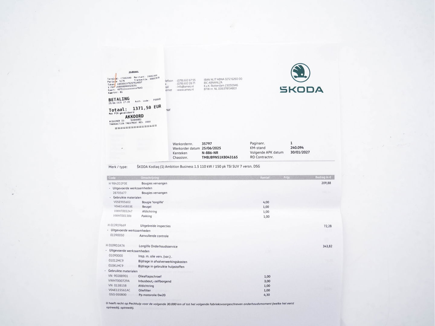 Škoda Kodiaq 1.5TSI Sportline ( 7-Pers.) Aut* LEATHER-MICROFIBRE | MEMORY-PACK | FULL-LED | ADAPTIVE-CRUISE | CAMERA | DAB+ | AMBIENT-LIGHT | KEYLESS | CARPLAY | HEATED-SPORTSEATS | DAB | SHIFT-PADDLES | 20 "ALU*