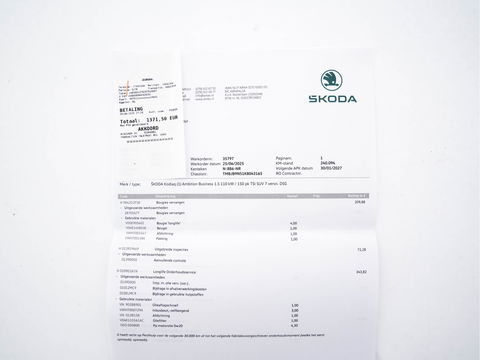 Škoda Kodiaq 1.5TSI Sportline ( 7-Pers.) Aut* LEATHER-MICROFIBRE | MEMORY-PACK | FULL-LED | ADAPTIVE-CRUISE | CAMERA | DAB+ | AMBIENT-LIGHT | KEYLESS | CARPLAY | HEATED-SPORTSEATS | DAB | SHIFT-PADDLES | 20 "ALU*