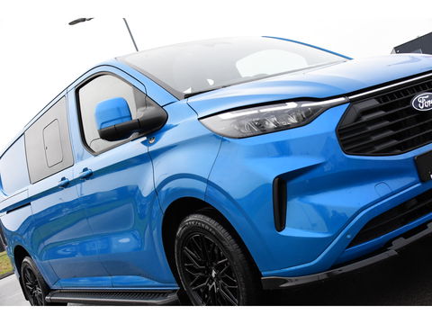Ford Transit Custom 300 2.0 TDCI L2H1 Limited DC PB Edition Virtual, Cruise, Carplay, 2 x Schuifdeur, LED, 136pk, Automaat, Stuurverwarming, Stoelverwarming, Uniek!