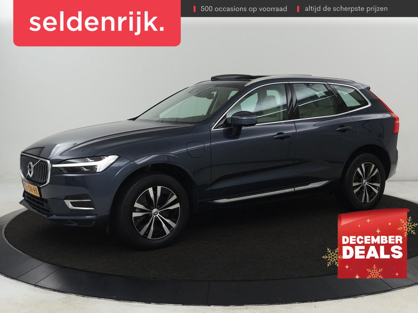 Volvo XC60 2.0 Recharge T6 AWD Business Pro | Panoramadak | Leder | Camera | Carplay | Navigatie | Full LED | Cruise control | Parkeerverwarming | PHEV | Plug In