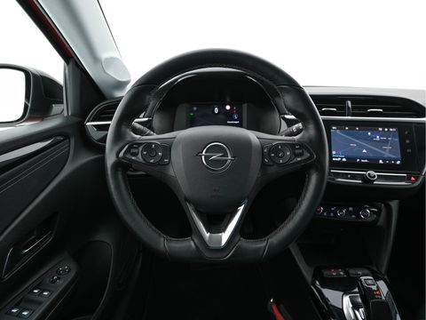 Opel CORSA-E Elegance 50 kWh [ 3-Fase ] {SOH-94%} (INCL-BTW) Aut. *FULL-LED | DIGI-COCKPIT | LEATHER-MICROFIBRE | NAVI-FULLMAP |  CAMERA | CARPLAY | ECC | KEYLESS | CRUISE | DAB | LANE-ASSIST | PDC | SPORT-SEATS | PRIVACY-GLASS | 16"ALU*