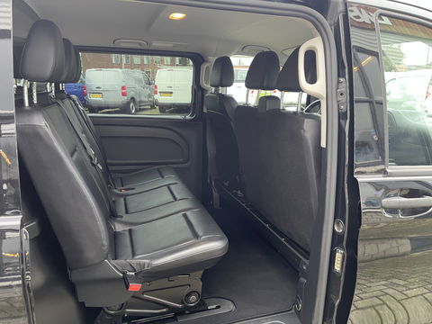 Mercedes-Benz Vito 114 CDI automaat Extra Lang L3 DC 6 persoons Tourer / vaste prijs rijklaar € 27.950 marge / lease vanaf € 456 / airco / cruise / navigatie / camera / dubbele schuifdeur !