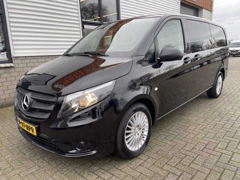 Mercedes-Benz Vito 114 CDI automaat Extra Lang L3 DC 6 persoons Tourer / vaste prijs rijklaar € 27.950 marge / lease vanaf € 456 / airco / cruise / navigatie / camera / dubbele schuifdeur !