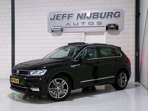 Volkswagen Tiguan 1.4 TSI ACT 150PK R-Line Connected Series "Origineel NL!" Pano Full-LED Apple-carplay Stoelverwarming Massage