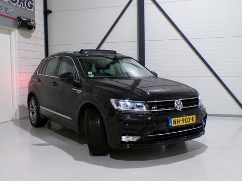 Volkswagen Tiguan 1.4 TSI ACT 150PK R-Line Connected Series "Origineel NL!" Pano Full-LED Apple-carplay Stoelverwarming Massage