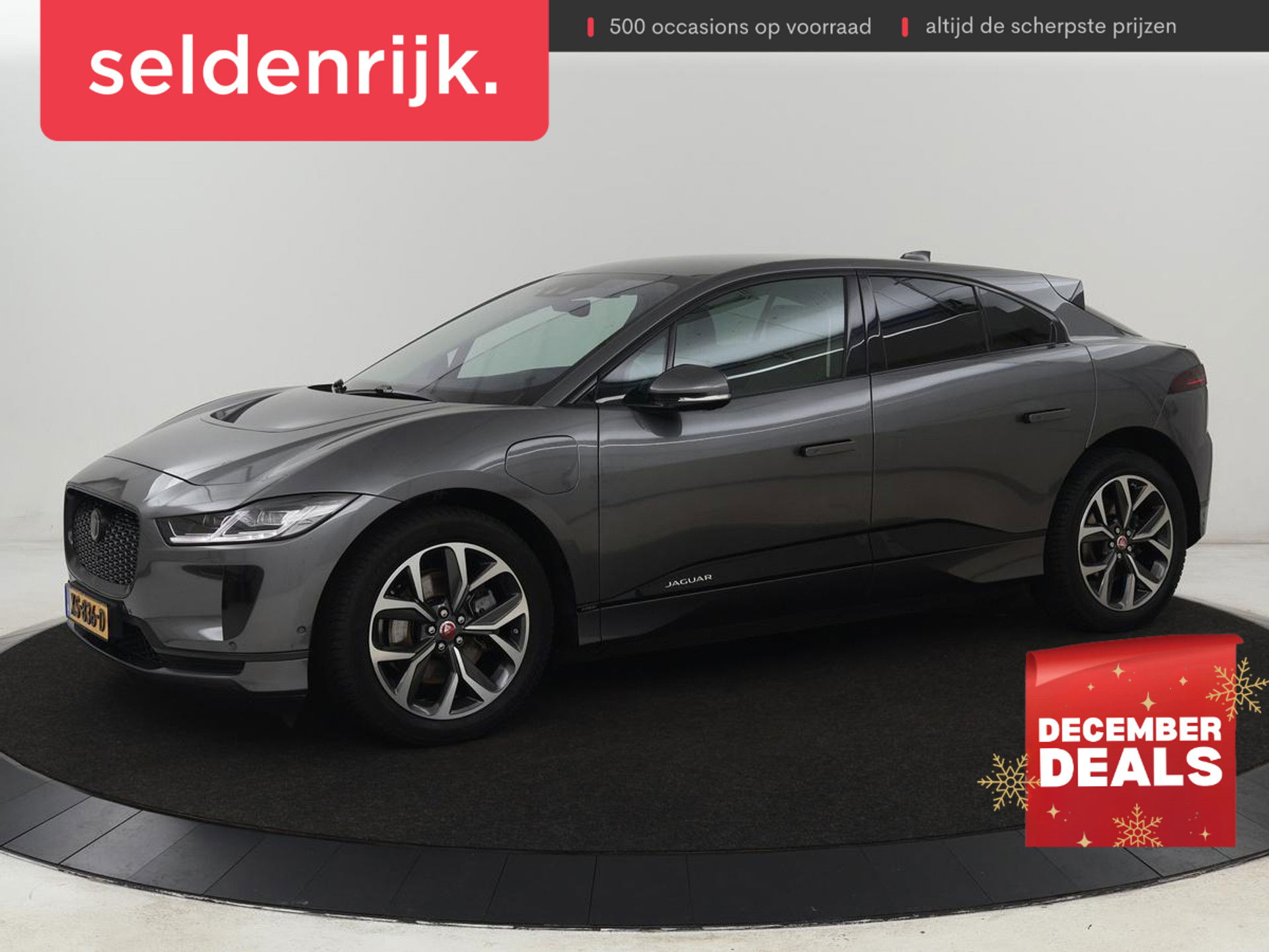 Jaguar I-PACE EV400 HSE 90 kWh | Leder | Meridian Sound | Achterbankverwarming | Adaptive cruise | 360 Camera | Carplay | Matrix LED | Keyless | Stoelverwarming | Navigatie