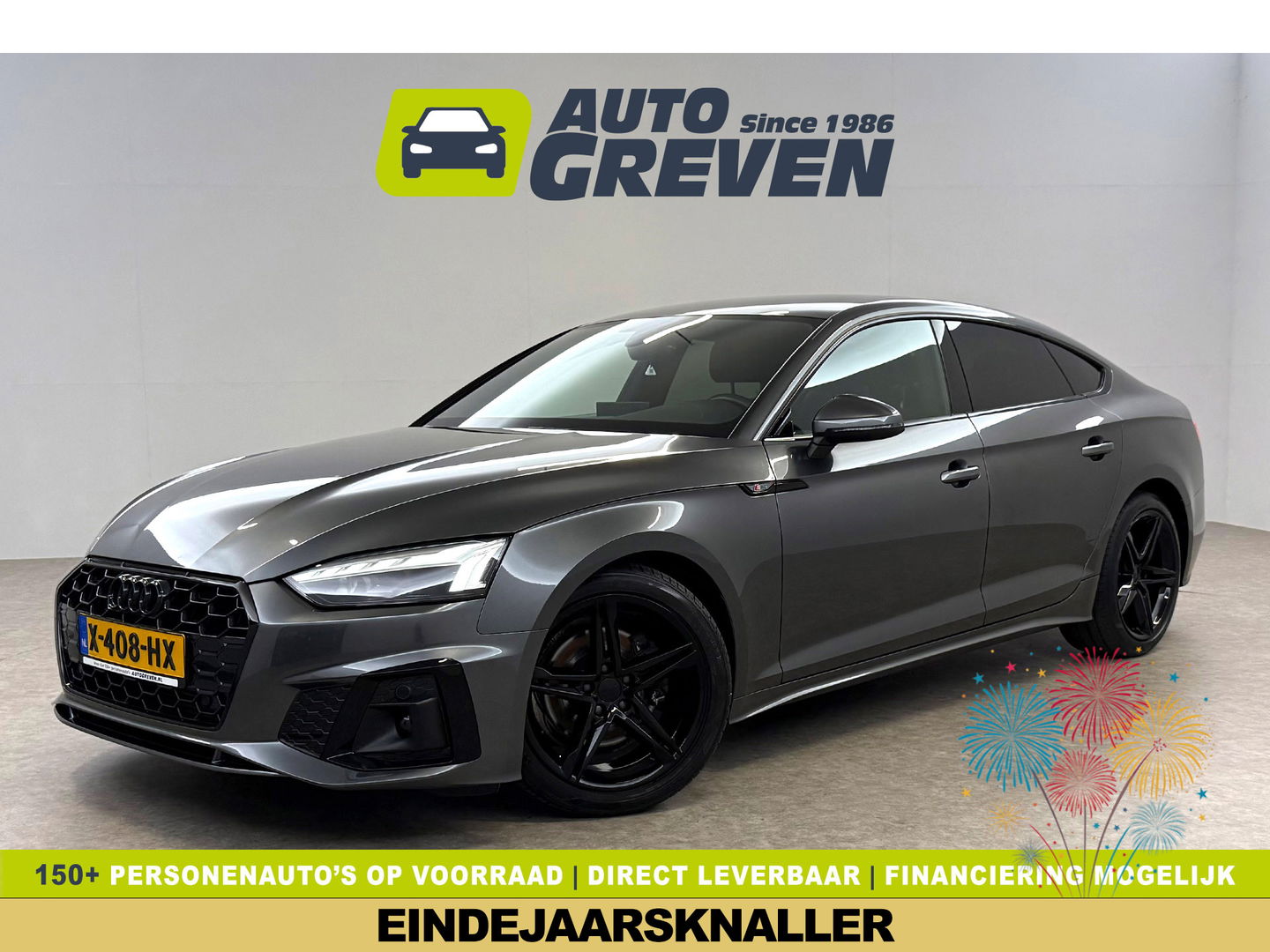 Audi A5 Black Edition S-Line | Virtual | Stoelverw. | Camera | Carplay | Navi | LED