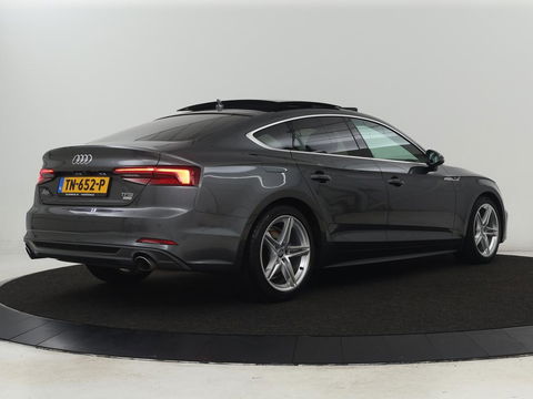 Audi A5 2.0 TFSI MHEV Sport S-line Edition | Panoramadak | Leder | Stoelverwarming | Camera | Memory | Navigatie | Full LED | Climate control | Bluetooth | Cruise control