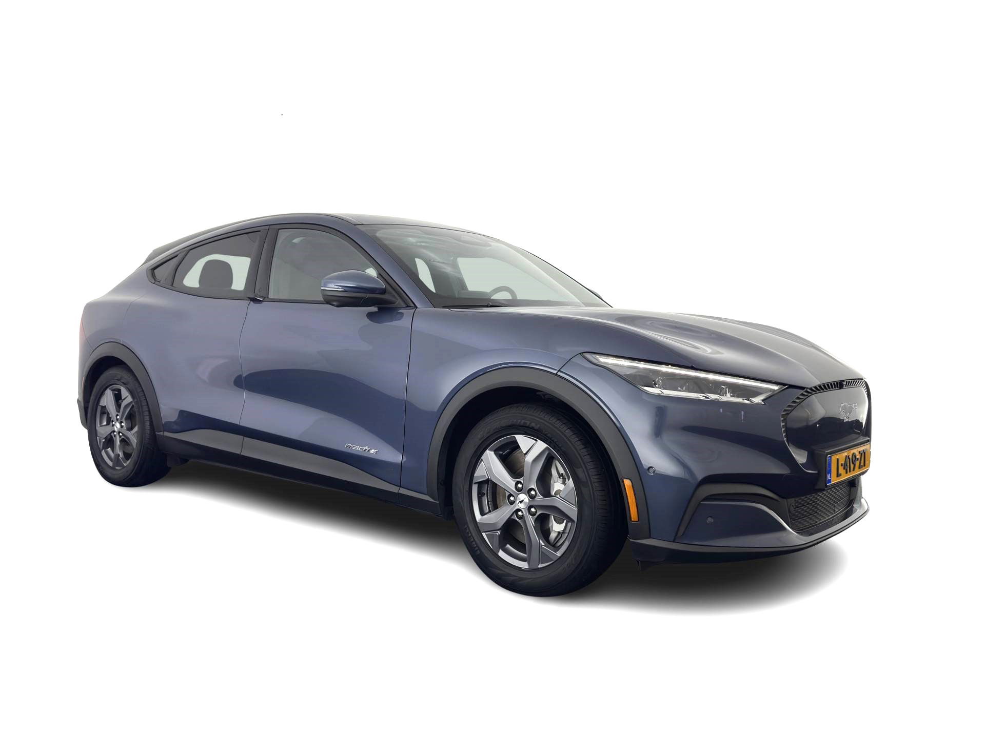 Ford Mustang Mach-E RWD 75 kWh [3-Fase ] {SOH-90%} (INCL-BTW) Aut.*LUXURY-LEATHER | FULL-LED | DAB | DIGI-COCKPIT | KEYLESS | NAVI-FULLMAP | CARPLAY | HEATED-COMFORTSEATS | TOPVIEW |  ADAPTIVE-CRUISE | PRIVACY-GLASS | 18'' ALU*