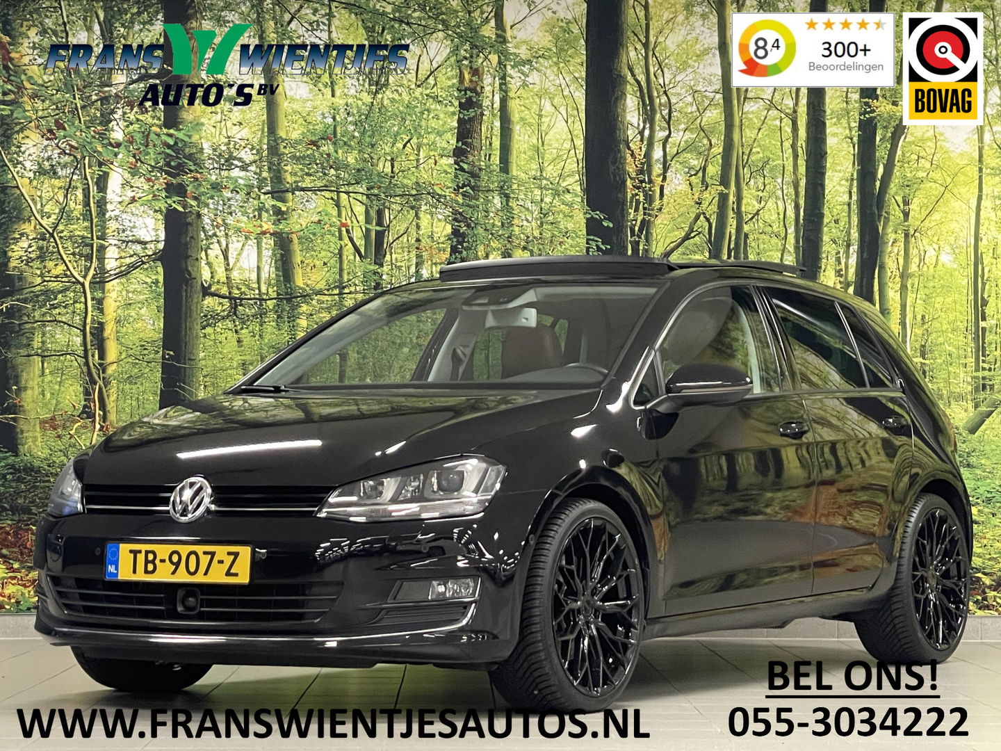 Volkswagen Golf 1.4 TSI ACT Highline | Automaat! | Panoramadak | Leder | Adaptieve Cruise Control | Lane Assist | Camera | Stoelverwarming | Xenon | Navigatie | Bluetooth | Grootlicht Assistent |
