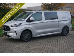 Ford Transit Custom 320L 170PK DC Limited AUT BPM VRIJ!! Navi, ACC, Trekhaak, 360° Cam, 17" LM, 2x Schuifdeur!! NR. 581