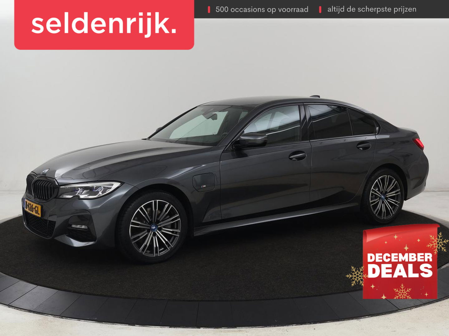 BMW 3-serie 320e M Sport | Leder | Trekhaak | Stoelverwarming | Carplay | Sportstoelen | Laserlicht | Live Cockpit | DAB | Parkeerhulp | Navigatie | Climate control | Bluetooth | Cruise control