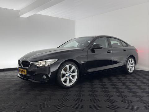 BMW 4 Serie Gran Coupé 420d Centennial High Executive (INCL-BTW) Aut. *NAVI-FULLMAP | FULL-LEATHER | HEATED- COMFORTSEATS | ECC | BI-XENON | KEYLESS | MEMORY-PACK | PDC | 18'' ALU*