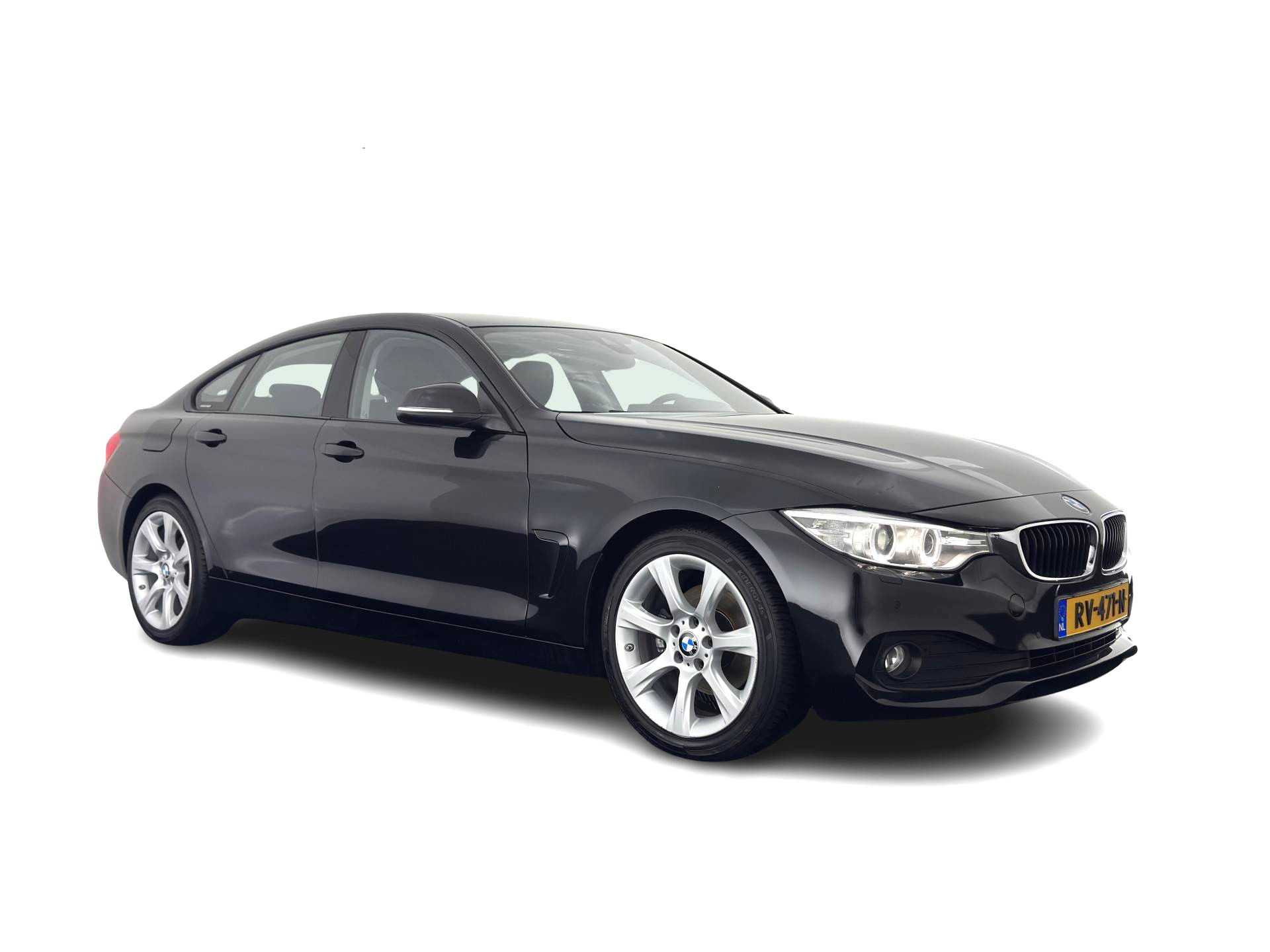 BMW 4 Serie Gran Coupé 420d Centennial High Executive (INCL-BTW) Aut. *NAVI-FULLMAP | FULL-LEATHER | HEATED- COMFORTSEATS | ECC | BI-XENON | KEYLESS | MEMORY-PACK | PDC | 18'' ALU*