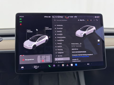 Tesla Model 3 Long Range AWD 75 kWh [3-Fase] {SOH-86%} (INCL-BTW)  Aut. *HEATPUMP | PANO | AUTO-PILOT | LUXURY-LEATHER | KEYLESS | FULL-LED | MEMORY-PACK | SURROUND-VIEW | DAB | CARPLAY | DIGI-COCKPIT | LANE-ASSIST | COMFORT-SEATS | 18"ALU*