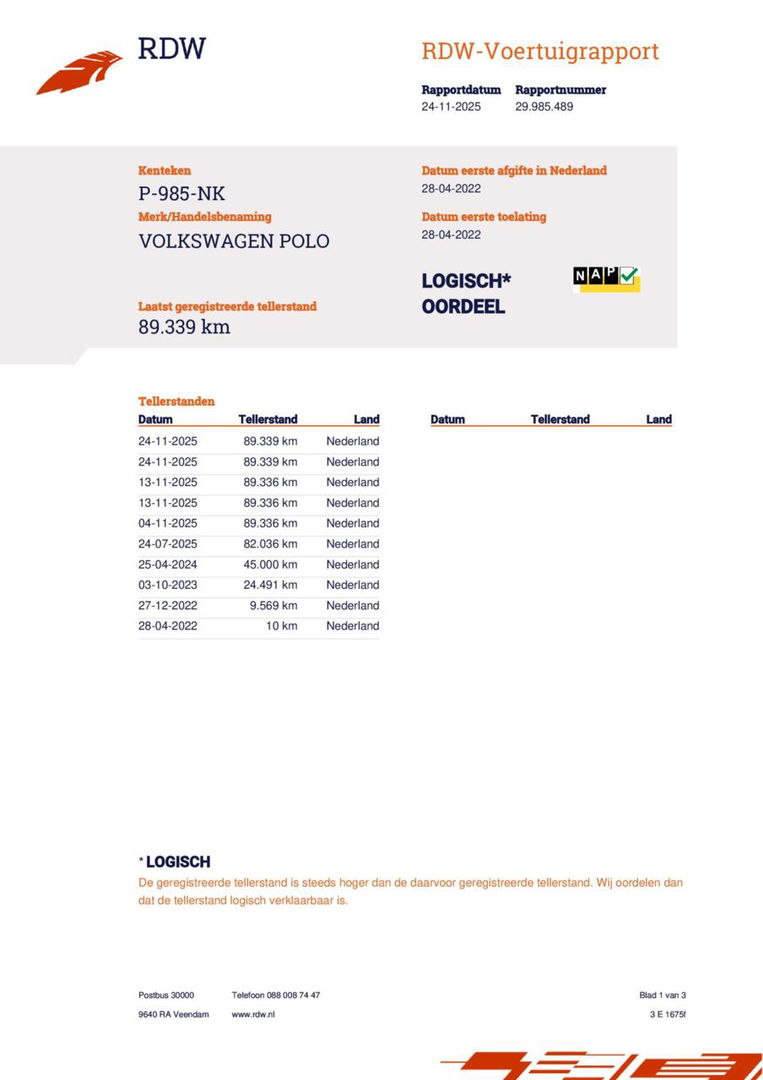 Volkswagen Polo 1.0 TSI Life, Navi, Carplay, Camera, NAP!