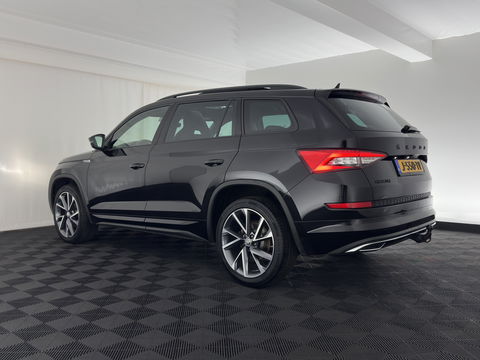 Škoda Kodiaq 1.5 TSI Sportline Business (INCL-BTW) Aut. *PANO | LEATHER-MICROFIBRE | FULL-LED | MEMORY-PACK | SPORTSEATS | SHIFT-PADDLES | ADAPTIVE-CRUISE | DIGI-COCKPIT | NAVI-FULLMAP | CANTON-AUDIO | DAB | AMBIENT-LIGHT | KEYLESS