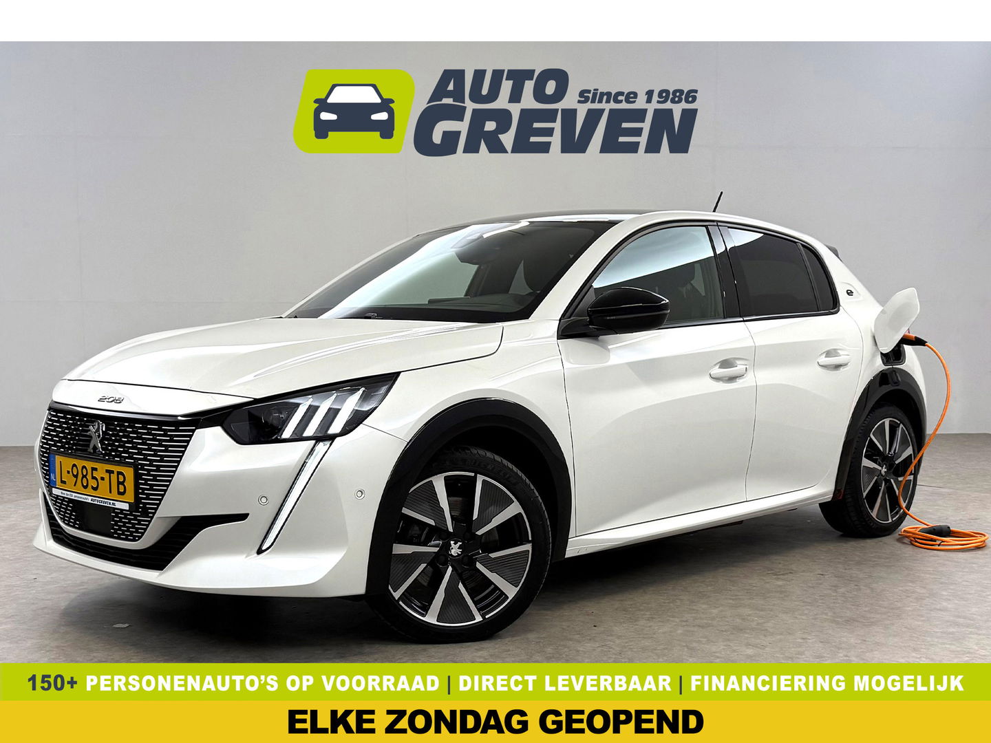 Peugeot e-208 EV GT Pack 50 kWh | SOH 94% | Snelladen | Camera | Virtual | Adap. Cruise | Sfeer | Carplay | Stoelverw. | NAP