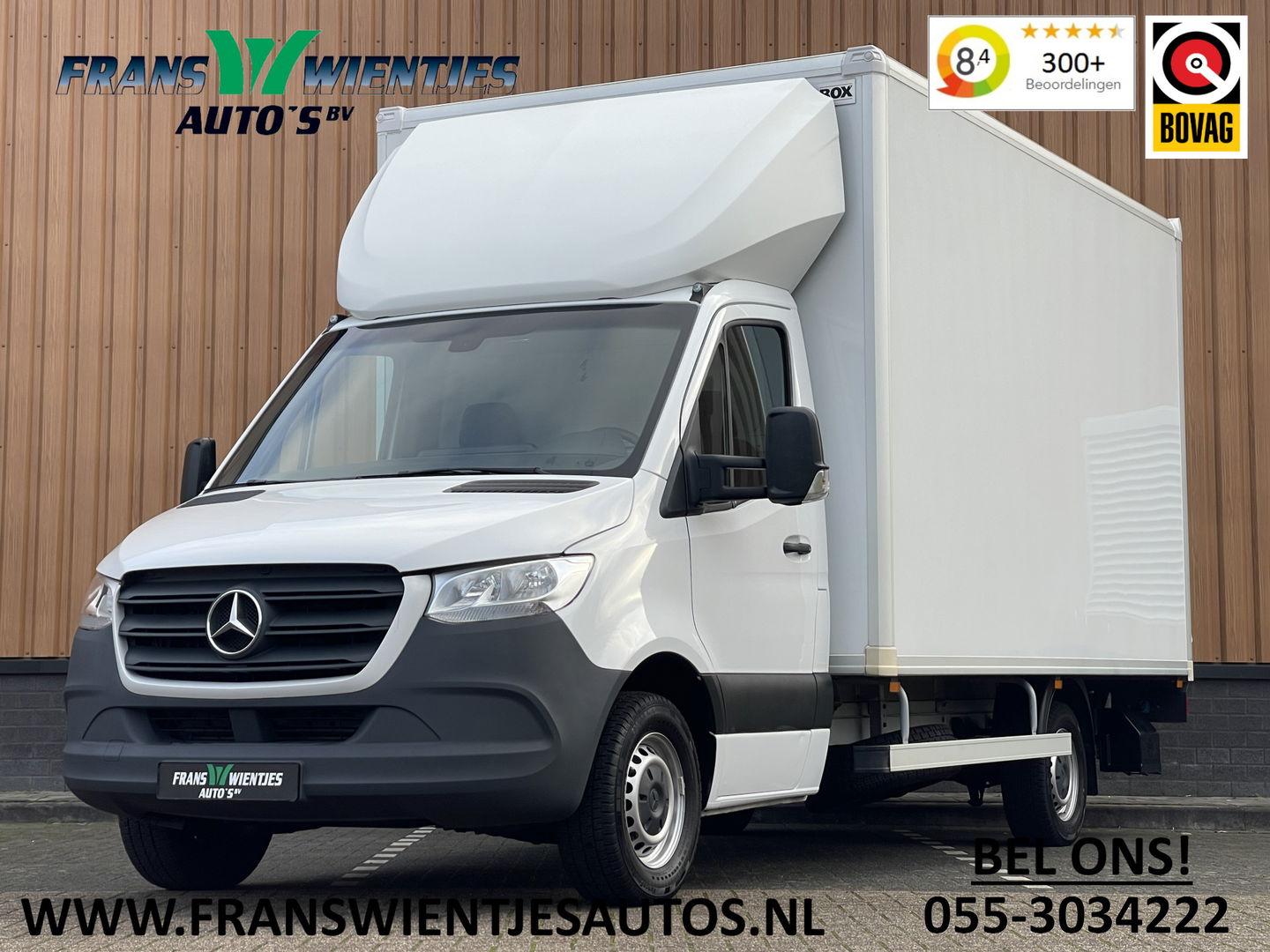 Mercedes-Benz Sprinter 211 2.2 CDI L2 | Ex Btw | Apple Carplay | Android Auto | Cruise Control | Airconditioning | Dhollandia Laadklep | Navigatie |