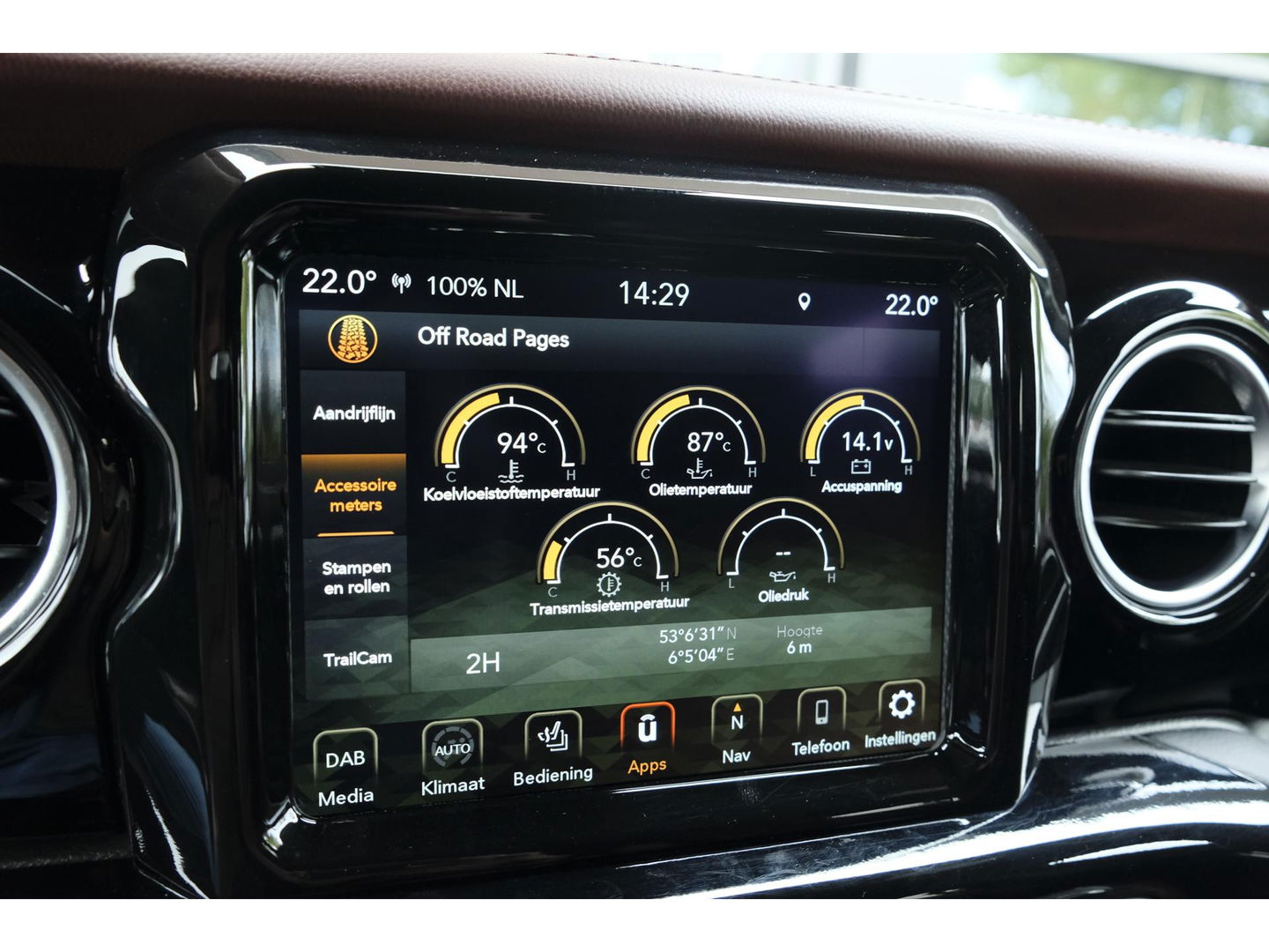 Jeep Wrangler BRUTE Richmond 380pk 4xe Hybrid Diamond leder Navigatie NLauto Stuur+stoelverwarming Clima Cruise 20" LMV CUSTOM!!