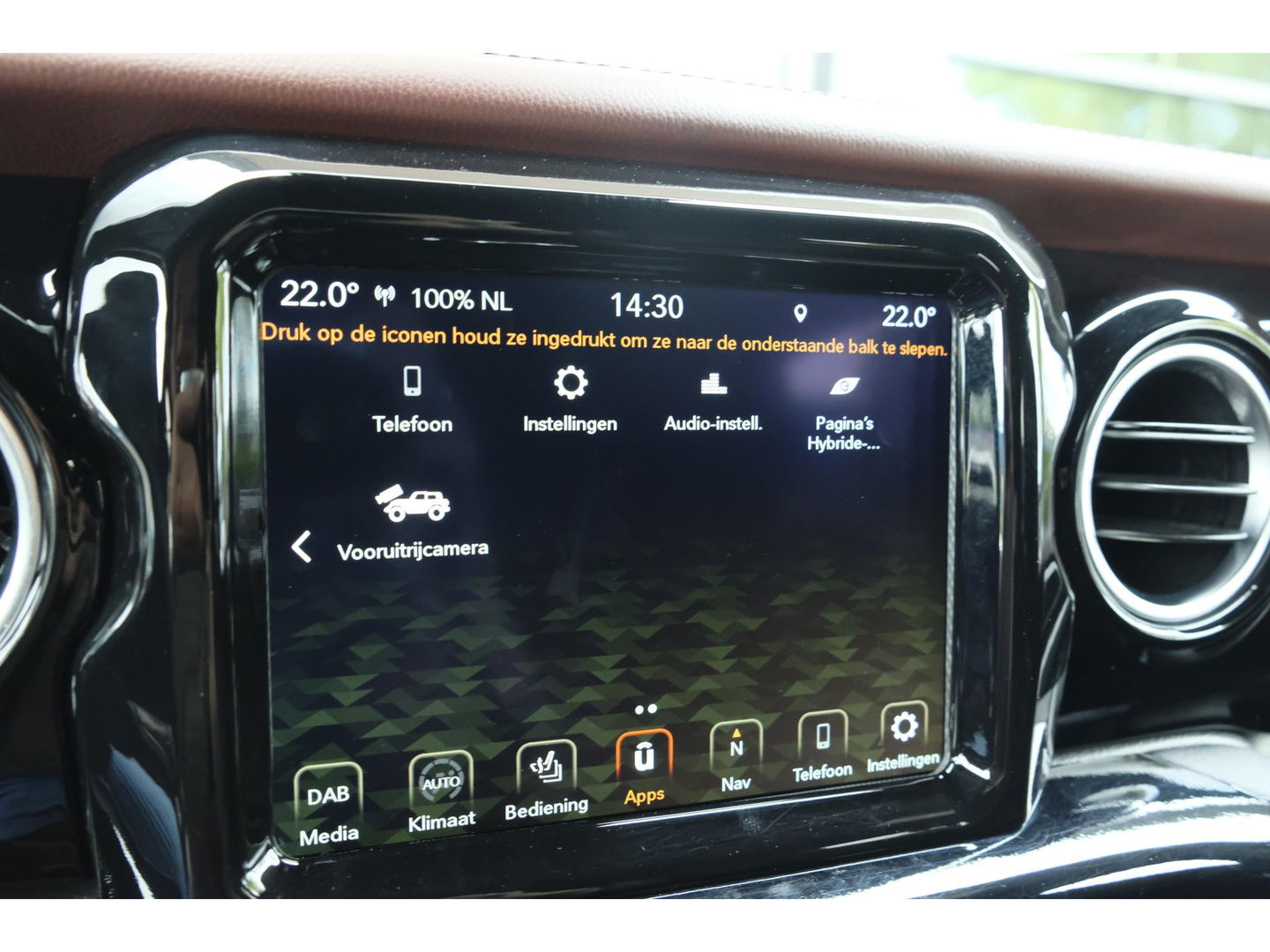 Jeep Wrangler BRUTE Richmond 380pk 4xe Hybrid Diamond leder Navigatie NLauto Stuur+stoelverwarming Clima Cruise 20" LMV CUSTOM!!