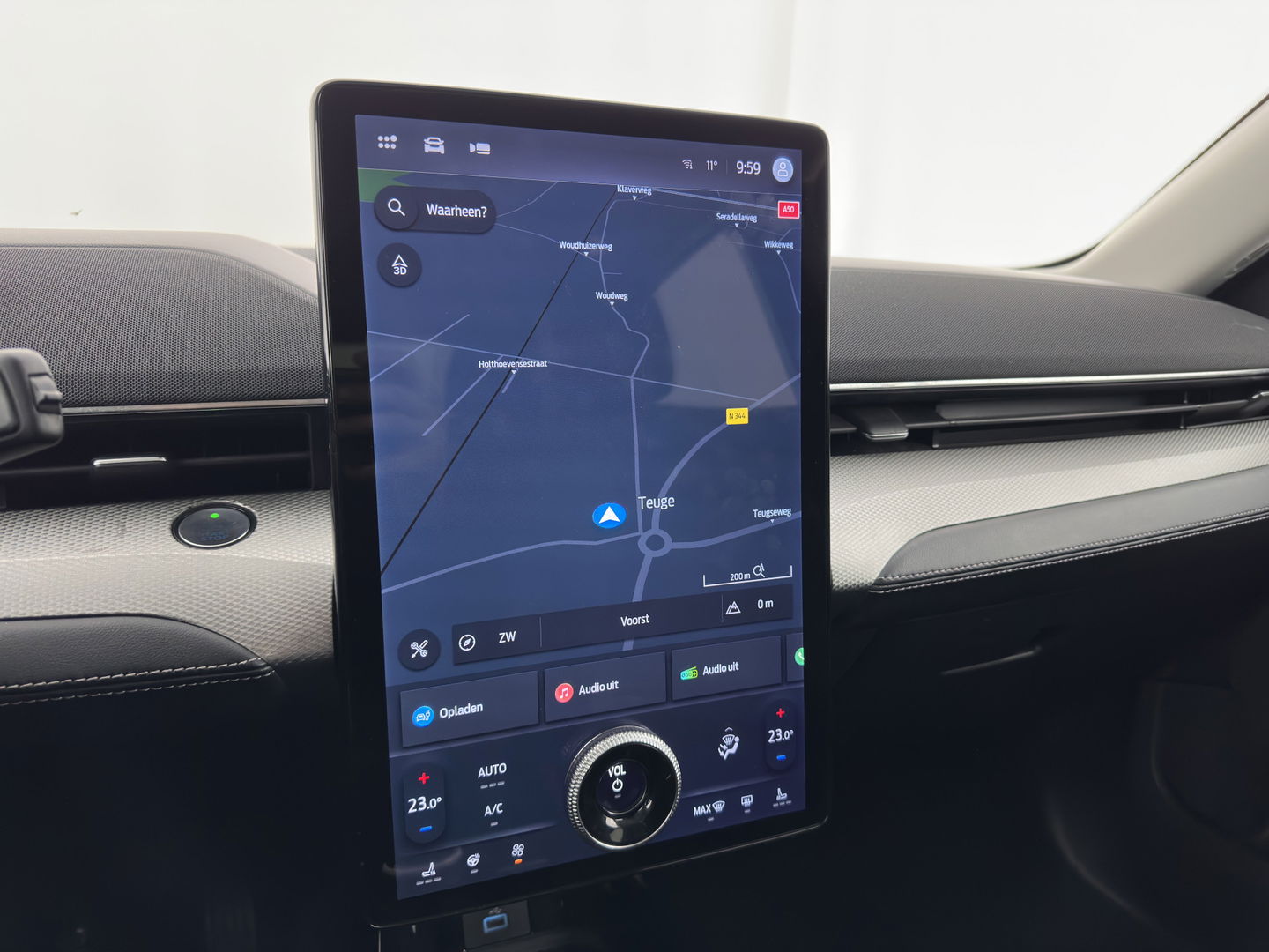 Ford Mustang Mach-E RWD 75 kWh (3-Fase) (INCL-BTW) Aut. *LUXURY-LEATHER | FULL-LED | DAB | DIGI-COCKPIT | KEYLESS | NAVI-FULLMAP | CARPLAY | HEATED-COMFORTSEATS | TOPVIEW | ADAPTIVE-CRUISE | PRIVACY-GLASS | 18'' ALU*