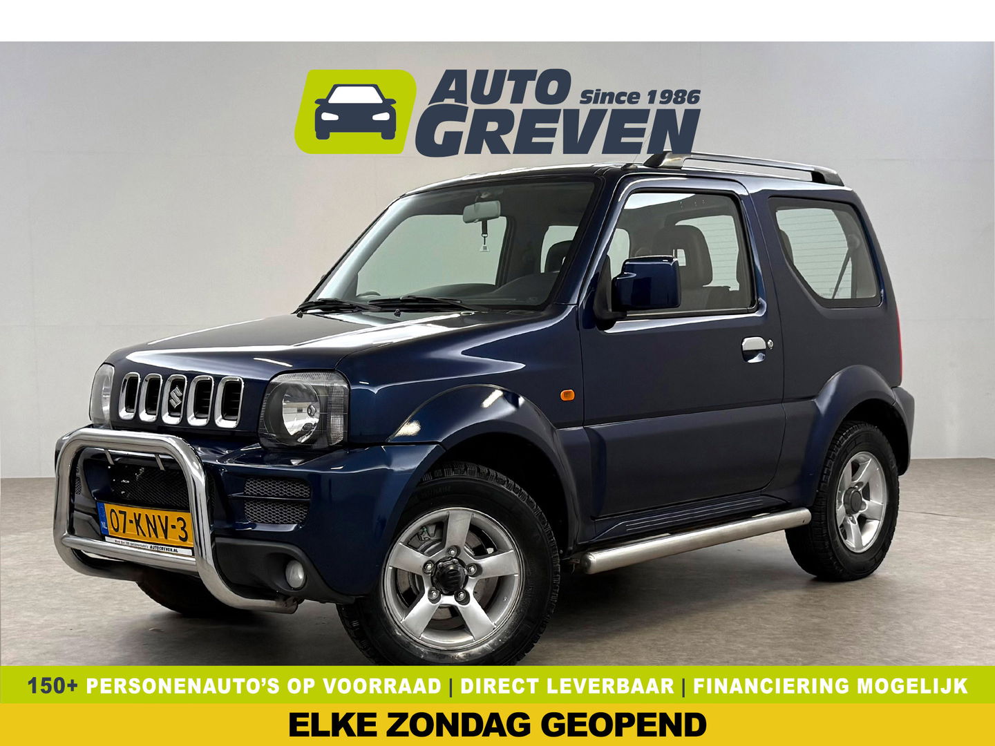 Suzuki Jimny 1.3 Exclusive | 4x4 | Airco | Bullbar | Sidebars | 15"LMV | Elektrpakket