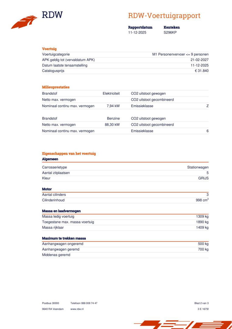 Kia Ceed Sportswagon 1.0 T-GDi MHEV DynamicLine, Camera, NAP