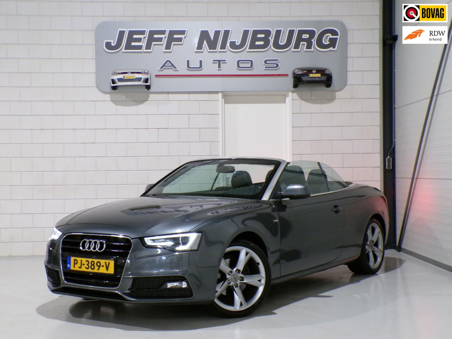Audi A5 Cabriolet 1.8 TFSI Pro Line S "Automaat" 2x S-Line Xenon-LED Stoelverwarming Bluetooth Navigatie Leder/Alcantara 19"Velgen
