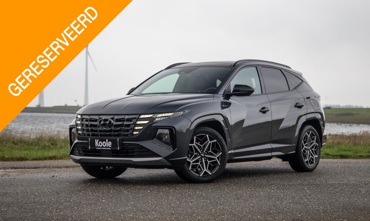 Hyundai TUCSON Hybrid 1.6 T-GDI HEV N Line Sky AUTOMAAT / STOEL VERWARMING + KOELING / PANO / CAMERA