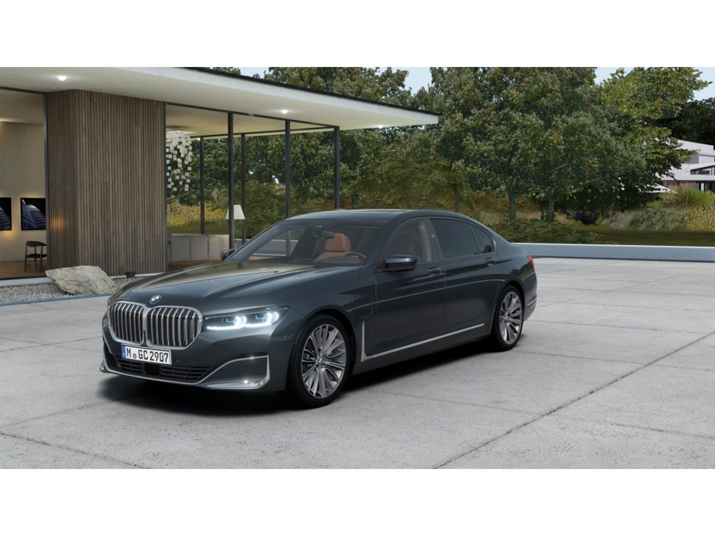 BMW 7 Serie 745Le 394PK / Skylounge / B&W / Laser / M- Individual / 360°