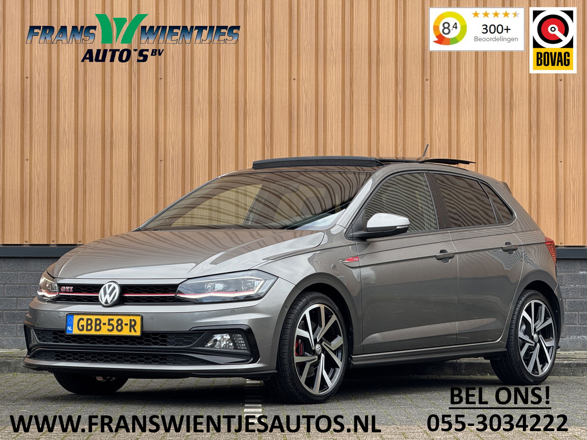 Volkswagen Polo 2.0 TSI GTI | Panoramdak | Apple Carplay | Beats Audio | Rijmodusregeling | Adaptive Cruise Control | Parkeersensoren | Keyless | Dodehoeksensor | Stoelverwarming |