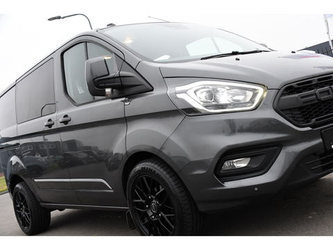 Ford Transit Custom 300 2.0 TDCI L1H1 Limited DC Raptor Edition Camera, Cruise, Carplay, 2 x Schuifdeur, LED, Stoelverwarming, 130pk, Automaat, Uniek!