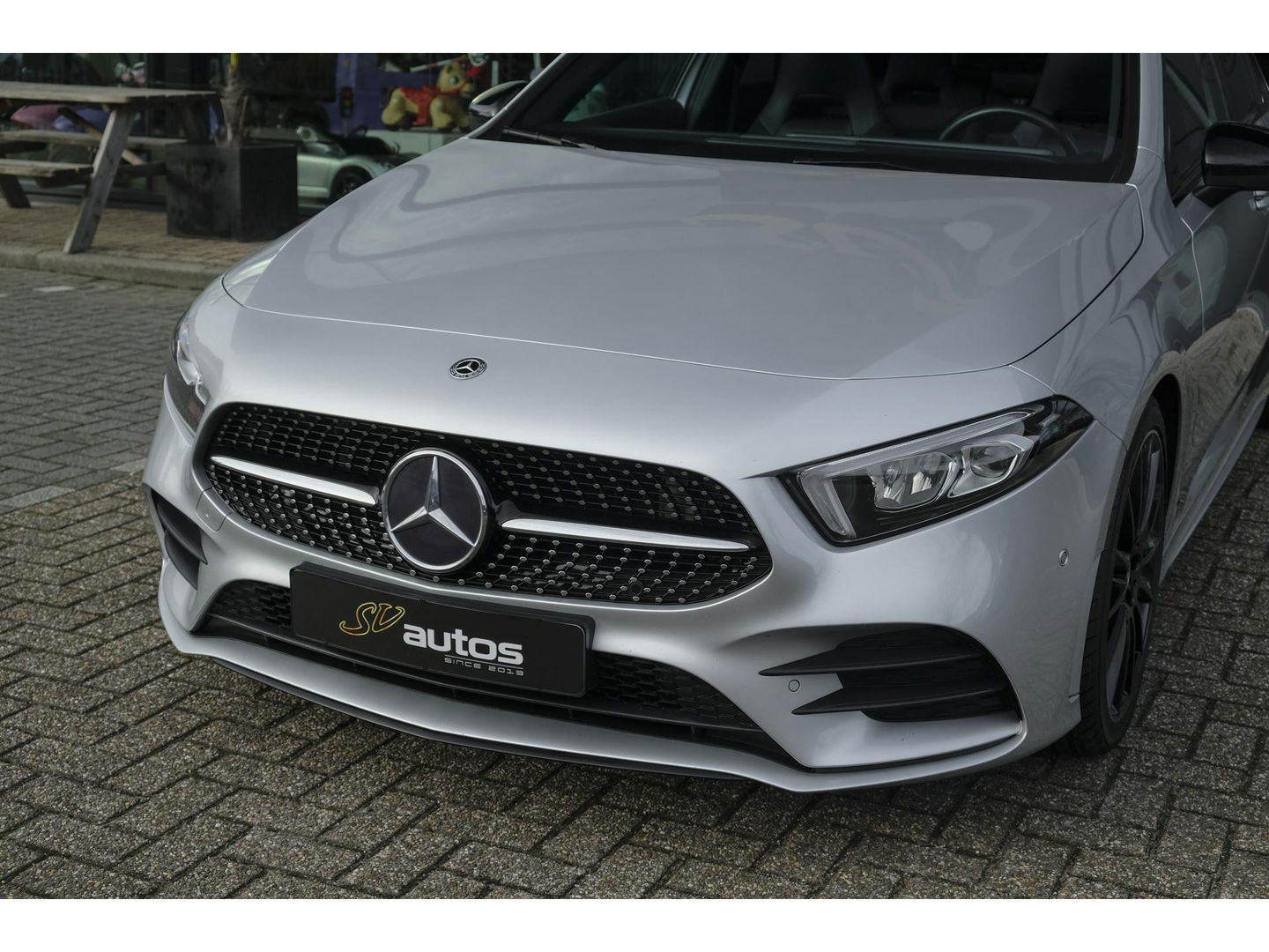 Mercedes-Benz A-Klasse A220 AMG 190pk Panoramadak Widescreen Night pakket 19" LMV Sfeerverlichting