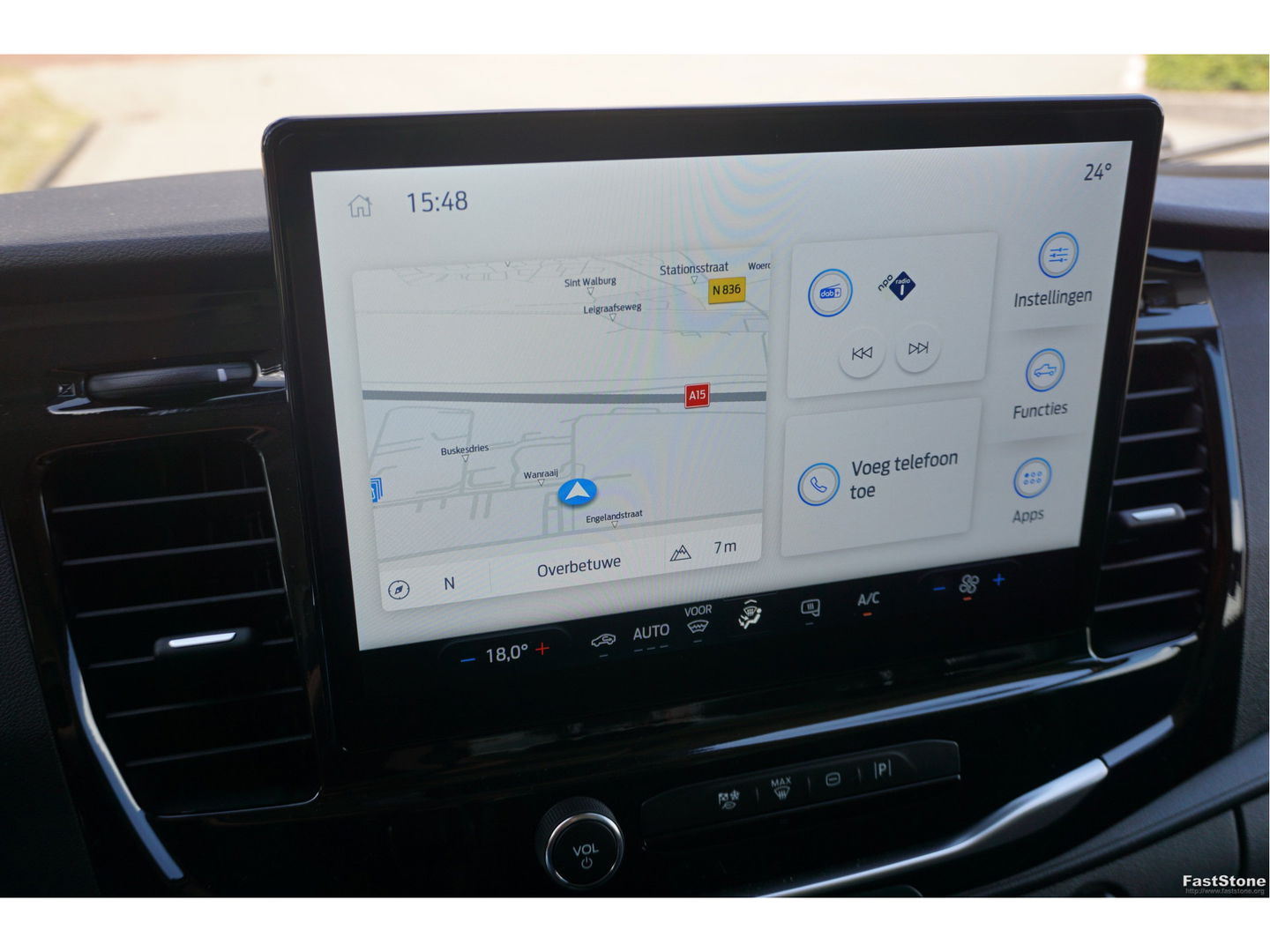 Ford Transit 350L 165PK Bakwagen AUT-10 BPM VRIJ Navi, ACC, Dhollandia 1000KG, 3.5T Trekgewicht!! NR. A02*