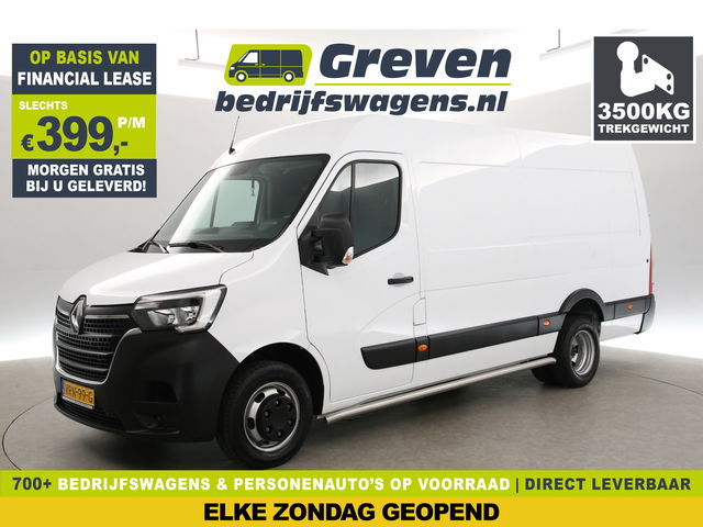 Renault Master - T35 2.3 dCi L3H2 | Euro6 | 3500kg Trekgew. | Trekh. | Dubbellucht | Airco | Cruise | 3-Zits | Navi