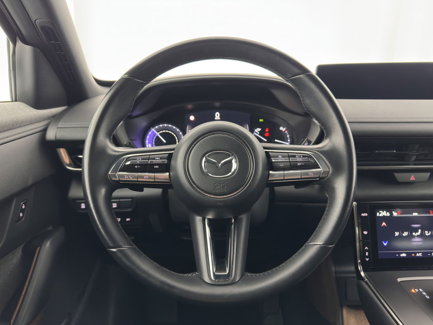 Mazda MX-30 e-SkyActiv 145 First Edition 36 kWh {SOH-92%} (INCL-BTW) *LEATHER-MICROFIBRE | FULL-LED | NAVI-FULLMAP | CCS-FASTLOADER | KEYLESS | BLIND-SPOT |  ADAPT.-CRUISE | HEAD-UP | CAMERA | DIGI-COCKPIT | MEMORY-PACK | SHIFT-PADDLES | ...