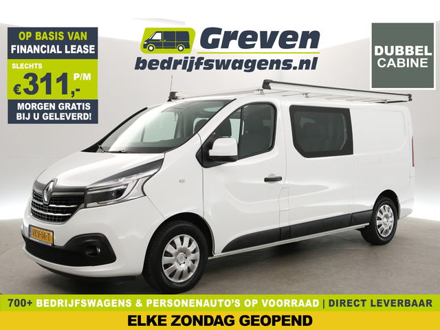 Renault Trafic - 2.0 dCi T29 L2H1 | Euro6 | DC | 6-Zits | Airco | Cruise | Navi | Trekh. | Imperiaal | Parkeersens.