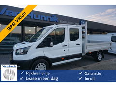 Ford Transit 350L 130PK Doka L3 BPM VRIJ!! Airco, Cruise, Trekhaak!! NR. J01*