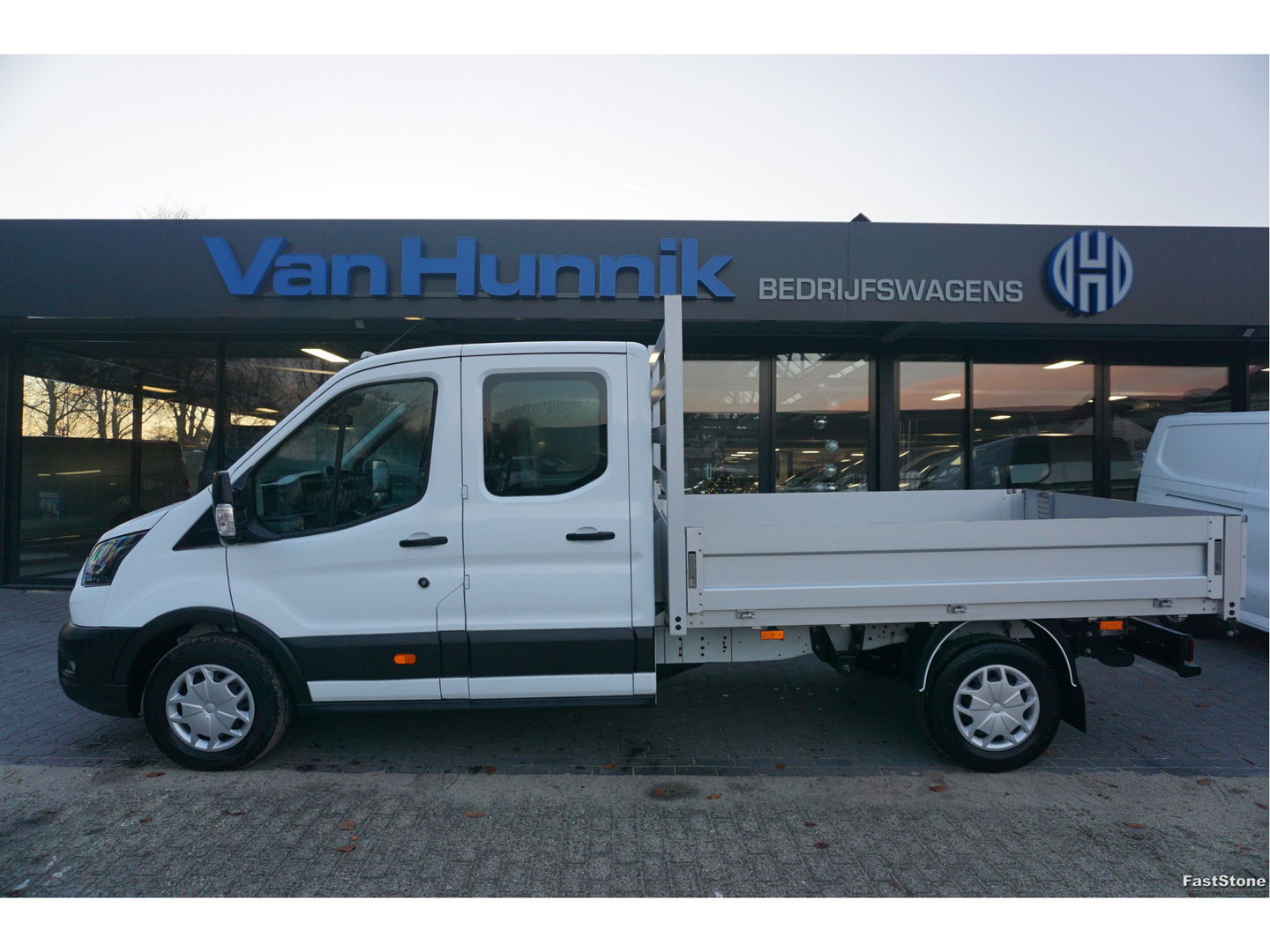 Ford Transit 350L 130PK Doka L3 BPM VRIJ!! Airco, Cruise, Trekhaak!! NR. J01*