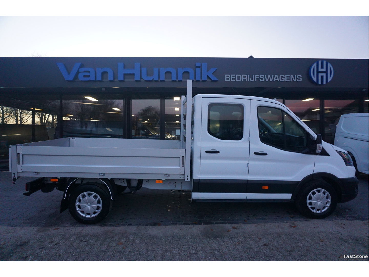Ford Transit 350L 130PK Doka L3 BPM VRIJ!! Airco, Cruise, Trekhaak!! NR. J01*