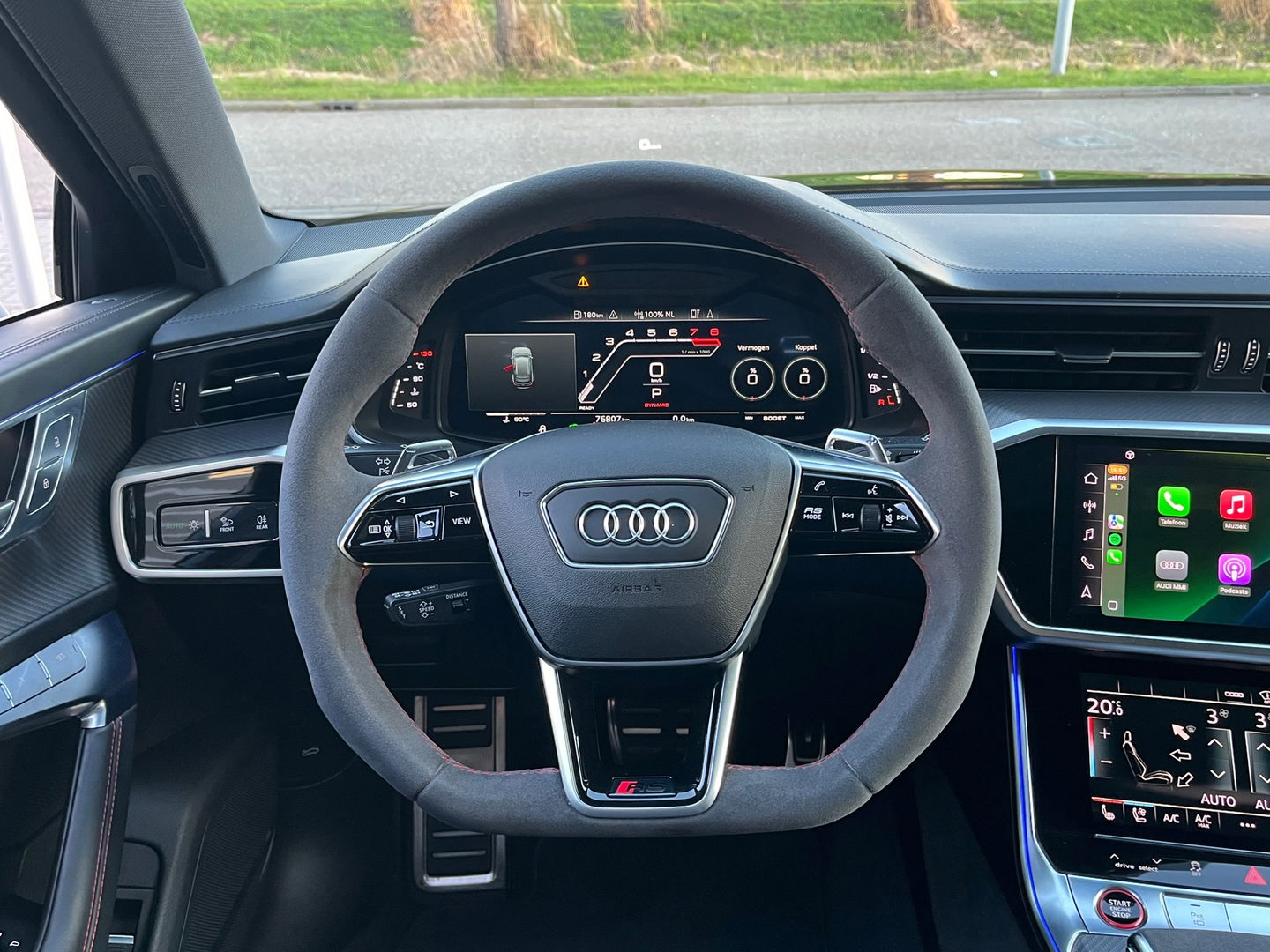 Audi RS6 Avant TFSI Quattro|Pano|Keramisch|B&O|4wiel-besturing|Head-Up|ACC|Memory|360Camera|Carplay|600PK